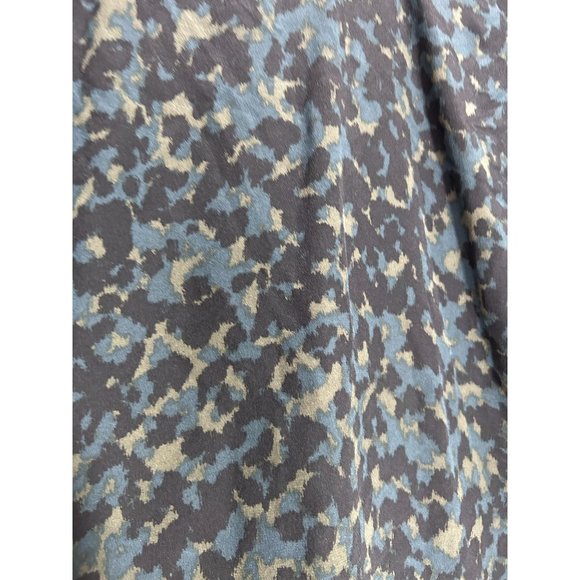 Madewell Ink Spot Leopard Silk Front Row Blouse - Size XS - Picture 5 of 6